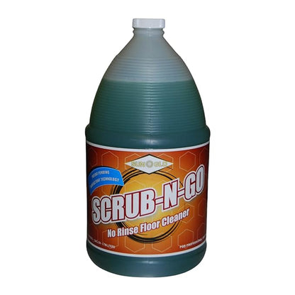 Sun-Glo SCRUB-N-GO - Bio-Enzymatic Multi-Surface Cleaner, No Rinse for Floor Cleaner, Grout Cleaner, and Tile Cleaner, Ideal for Kitchen Cleaner - 4x1 Gallon Case
