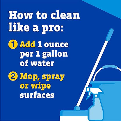Pine-Sol Multi-Surface Cleaner, CloroxPro, 2x Concentrated Formula, Lemon Fresh, 80 Fl Oz