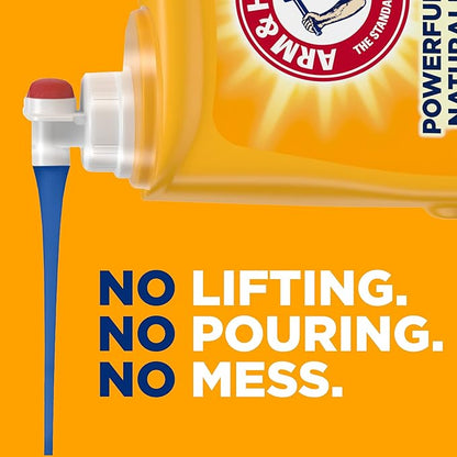 Arm & Hammer Liquid Laundry Detergent, Fresh Scent | OxiClean Formula | 128 Loads | 166.5 Fl oz | Pack of 3