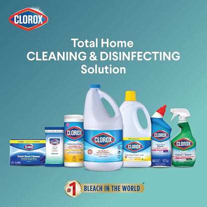 Clorox Toilet Bowl Cleaner, Clinging Bleach Gel, Cool Wave Scent, 24 Ounces