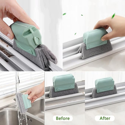 14Pcs Window Track Cleaning Tools, Deep Clean Groove Gap cleaning brush Kit for Window/Door Tracks, Sliding Doors, Tile Lines, AC Vents, Keyboards
