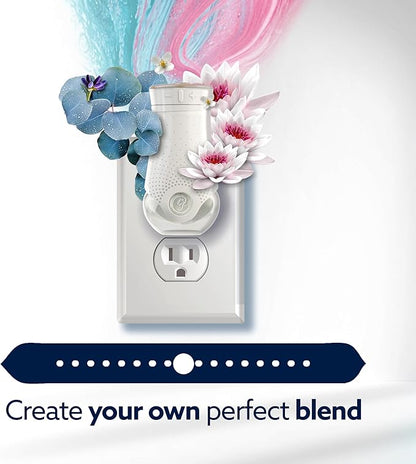 Glade PlugIns Refills with CustomScent Technology, Eucalyptus & Waterlily, 5 Refills