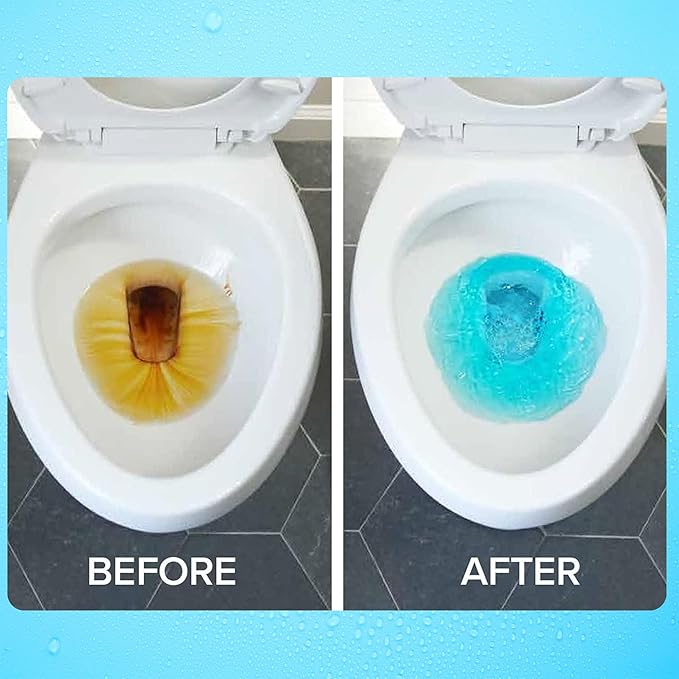 Automatic Toilet Bowl Cleaner Tablets – In-Tank Toilet Cleaners for Inside the Bowl – Long-Lasting, Easy to Use, Cleans & Deodorizes – 3 Pack