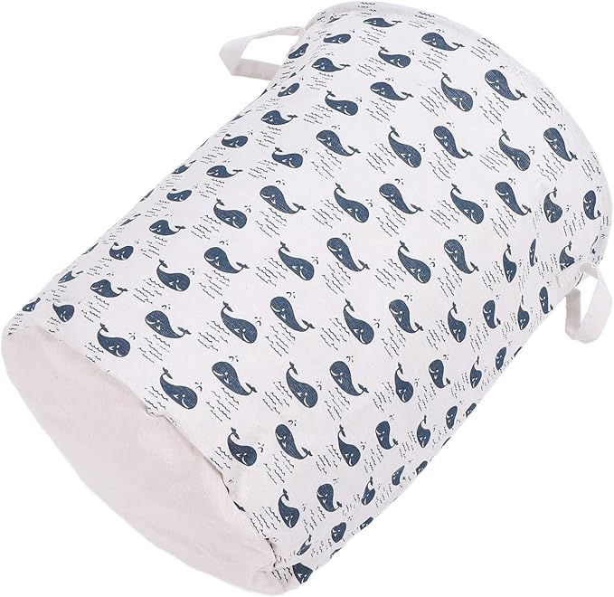 Large Laundry Basket Foldable Durable Clothes Blankets Hamper Organizer for Elderly Care University Dormitories Apartments Cloth Material 35 x 44cm