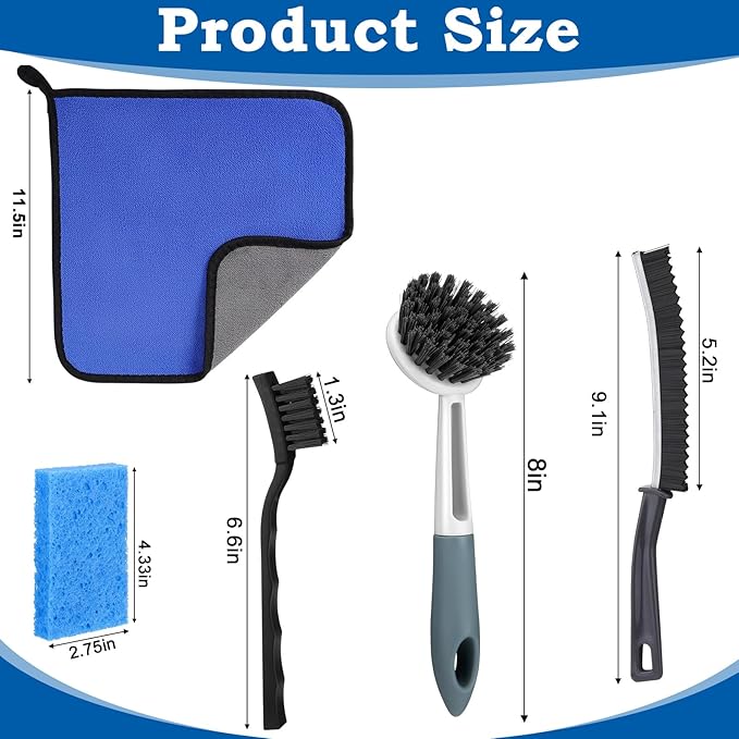 XANGNIER Top Load Washing Machine with Impeller Cleaning Brush Kits,5 Pcs Agitator-Free Top Load Washer Cleaner Tools Accessories