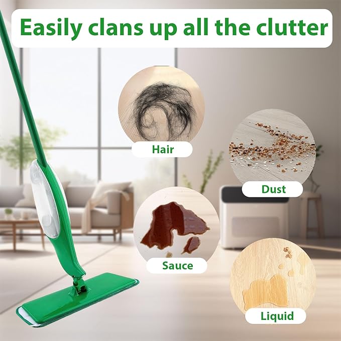 3 Pack Spray Mop Pad Refill,Reusable Microfiber Spray mop Replacement Head for Multi-Surface Floor Dry and Wet Cleaning mop pad for Multi-Layer Floors(Pads only)