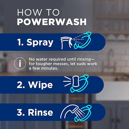 Dawn Powerwash Spray,Dish Soap,Dishwashing Liquid,Pumpkin Spice,1 Starter Kit,16 Fl Oz,(Pack of 2)