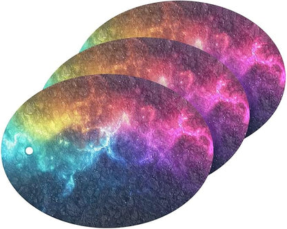 Galaxy Kitchen Scrub Sponges, Pop-up Kitchen Cleaning Sponges Reusable Dish Washing Sponges for Bathroom Household Cleaning 3 Pack - Non Scratch Scrubber