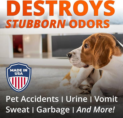 Ultimate Enzyme+ Cleaner – Professional-Grade Odor and Stain Eliminator for Pet Smells, Basements, Garages, and More – Fragrance-Free, Powerful Enzyme Formula for Home Use (32 oz)