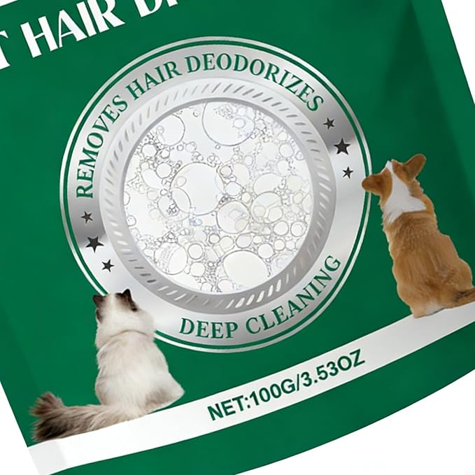 Laundry Dissolver - Pet Hair Care Pods for Fabric Cleaning | Safe Melt Formula with Fiber Release Action & Free Wash Support for Daily Loads, Home Clothing and Household Use