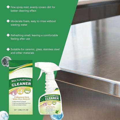 Multi-Purpose Stain Remover, A powerful cleaner for floors, kitchens, cars and toilets, Effectively removes hard water stains, rust, yellowing and stubborn residues (120ml)