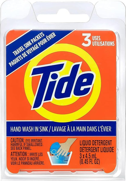 Tide Liquid Travel Sink Packets, 3-Count