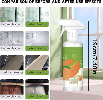 Fly Spray Clèanse Natural Enzyme Formula To Household Appliances,Multi-Purpose Cleaner,Electrolyzed Ion Kitchen Cleaner Spray,For Hold,Oven,Stove,Range Hood