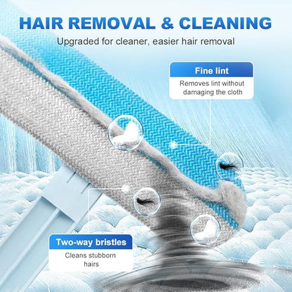 2025 New 4-in-1 Multifunctional Pet Hair Remover, Reusable Double-Sided Cleaning Brush for Couch, Carpet, Furniture, Clothes & Car