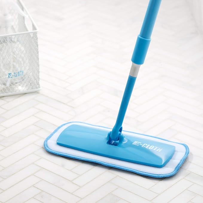 E-Cloth Mini Deep Clean Mop Head, Microfiber Mop Head Replacement for Floor Cleaning, Great for Hardwood, Laminate, Tile and Stone Flooring, Washable and Reusable, 100 Wash Guarantee, 1 Count