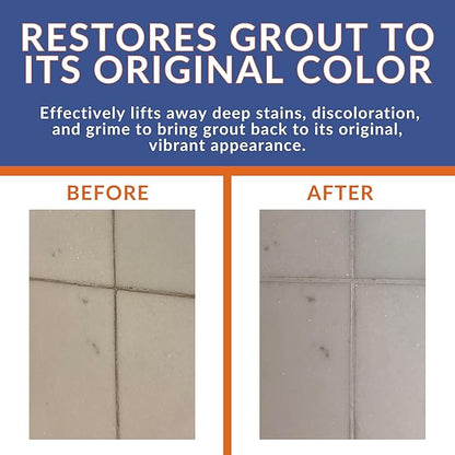 ProTech Grout Cleaner & Stain Cleaner - 32 Ounce - Premixed Solution - Heavy Duty Grout Stain Remover for Tile Floors, Showers, bathroom grout & Kitchens. Non-Toxic & Safe, Best for Deep Cleaning