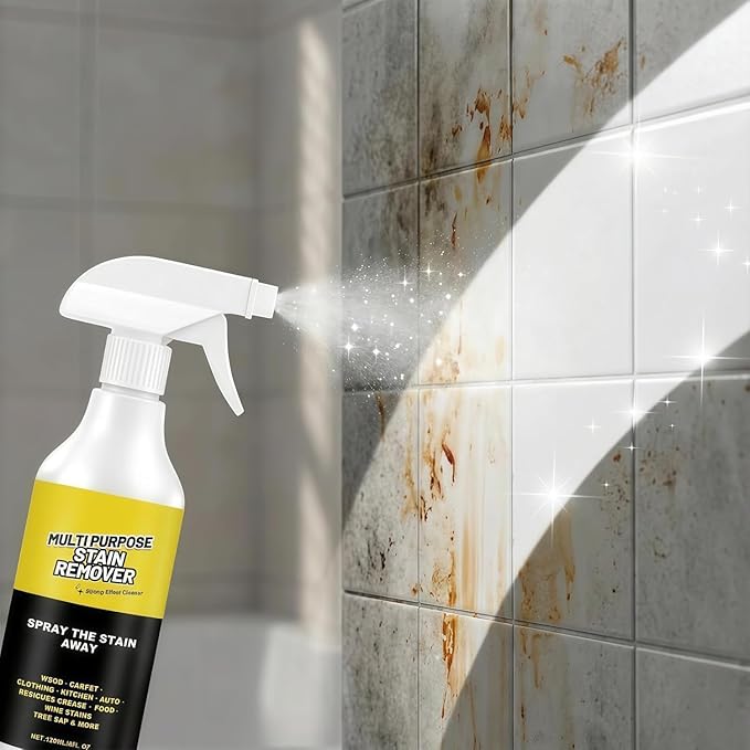 AlienPow Spray, Multi-Purpose Stain Remover, A Powerful Cleaner，Kitchen Multi-purpose Foam Cleaner Spray, A powerful Cleaner for Kitchens, Floors, Cars, and Toile (2PCS*120ML)