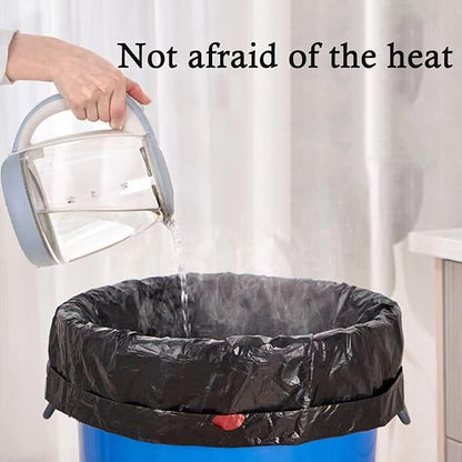 Large Black Trash Bags 20-21 Gallon Drawstring Garbage Bags,Measuring 28x 33.8 inches,Heavy Duty Plastic Garbage Bags for Household Kitchen Office Restaurant Thickened Stretchy