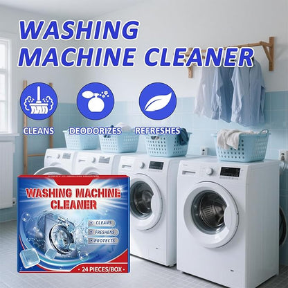 Washing Machine cleaner Tablets,Deep Clean and Deodorize,24 Pieces