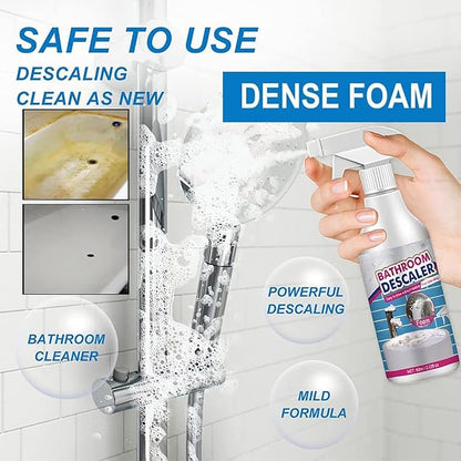 Bathroom Descaler Cleaner, Stubborn Stains Cleaner, Kitchen Foam Rust Remover, Powerful Kitchen All-purpose Powder Cleaner, All Purpose Bubble Cleaner Foam Spray (A)