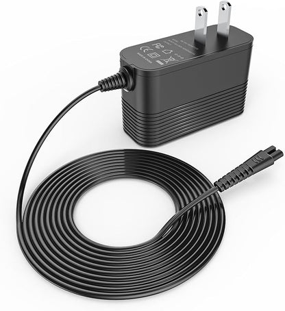9V Charger for Electric Spin Scrubber Compatible with Homitt，LABIGO， kHelfer Electric Spin Scrubber Adapter Power Cord