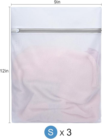 BAGAIL Laundry Bags Mesh Wash Bag for Intimates Lingerie and Delicates(3S)
