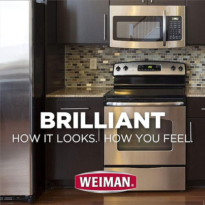 Weiman Stainless Steel Cleaner & Polish Aerosol 17 oz - 6 Pack