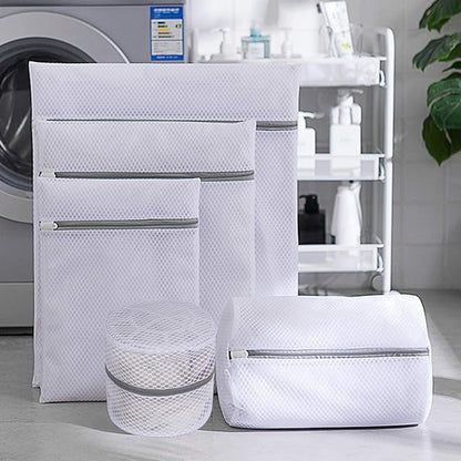 Oversized Honeycomb Mesh Laundry Bags, 2 Pack 35x43.3 inch Heavy Duty Delicate Wash Bag with Zipper.
