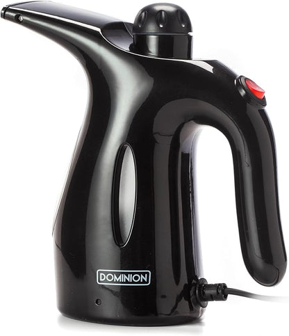 Dominion SteamMax™ Portable Handheld Garment Steamer - Ideal for Home or Travel, Fast Heating, Removes Wrinkles on Clothes and Fabric, ETL Certified (Black)