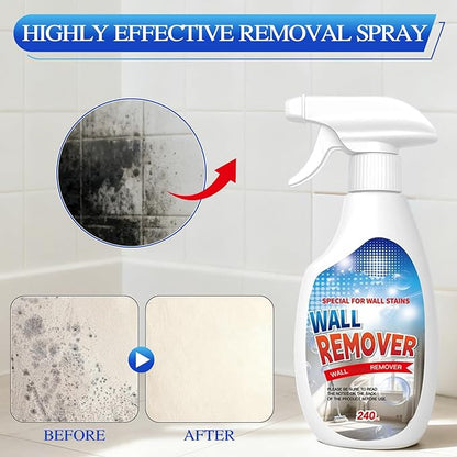 Highly Effective Removal Spray, Wall Cleaner Spray 8.46 Fl.oz, Multi-Surface Cleaning Solution, Dirt, Dust and Stain Remover, for Wood, Tile, Fabric, Bathrooms, Kitchens