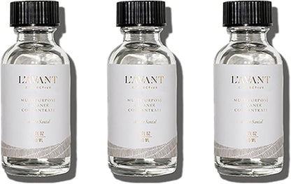L'AVANT Collective Multipurpose Surface Cleaner Refill (Pack 3) | Provides a Powerful Clean to Remove Grease & Grime | Ambre Santal 3 x 1oz