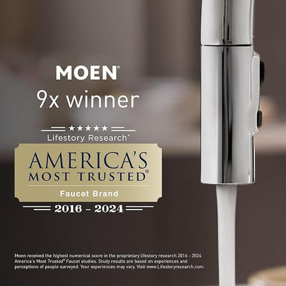 Moen 22037 3-1/2 Inch Drop-In Basket Strainer with Drain Assembly, Satin