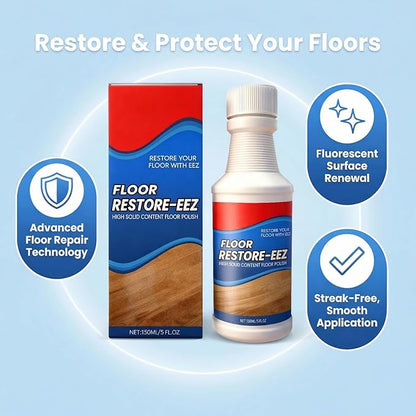 floor restore eez for wood floors & floor restore, High Solid Floor Shine Restoring Cleaner, Protective Coating Helps Conceal Small Scratches, Quick-Dry Floor Polish for Hardwood