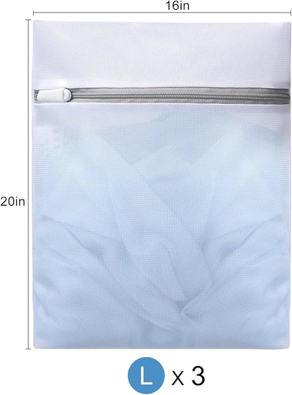 BAGAIL Laundry Bags Mesh Wash Bag for Intimates Lingerie and Delicates (3L)