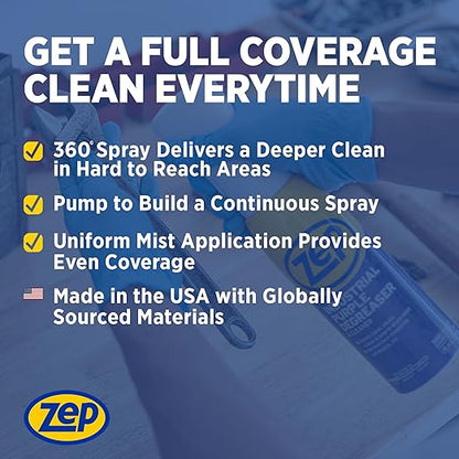 Zep Industrial Purple Degreaser & Cleaner Flarisol – 16 oz. - R42320 - Effectively removes tough stains, grease, and grime from machinery, tools, and equipment.