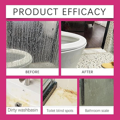 Powerful Bathroom Cleaner Spray, Hard Water Stain Remover & Descaler Foam for Shower, Tile, Glass, Scrubbing Bubbles Formula, All-Purpose Bathroom Cleaning Supplies