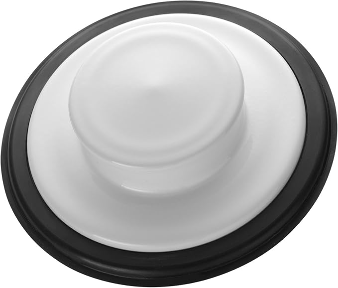 INSINKERATOR Kitchen Sink Stopper for INSINKERATOR Garbage Disposal, STP-WH, White