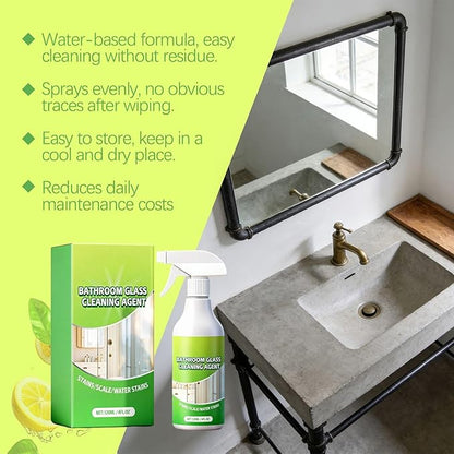 Bathroom Cleaner, Multipurpose Spray, 9.3x11.8cm, Tub Cleaner Spray, Anti-Fog Home Supplies, Porcelain Glass Care, For Grout, Toilet Bowl, Sink, Countertop, Kitchen, RV