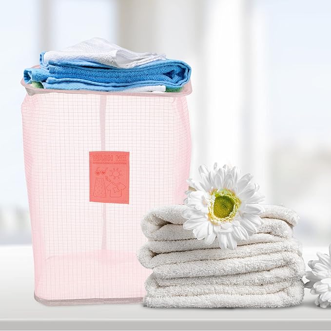 Wall-mounted Foldable Laundry Basket Nail Hook Compact Clothes Organizer for Bathroom and Home Space-saving Storage