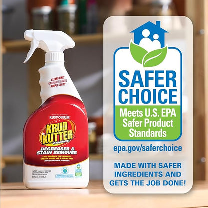 Krud Kutter KK326 Original Concentrated Cleaner/Degreaser Stain Remover Spray, 32 oz