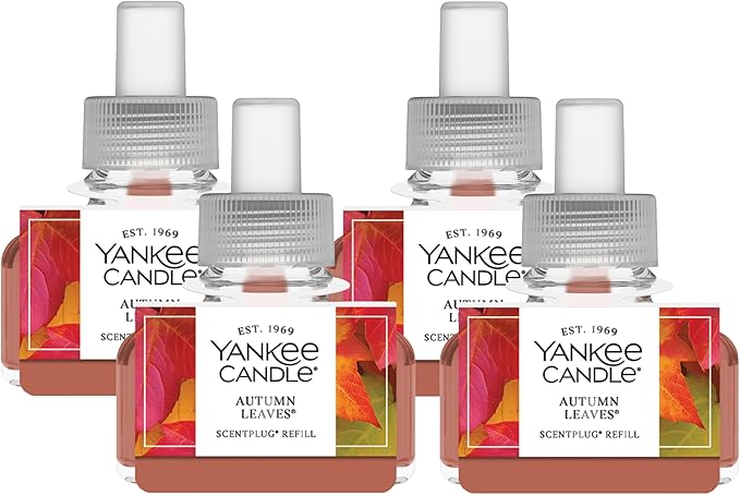 Yankee Candle Autumn Leaves ScentPlug Refills (Pack of 4)