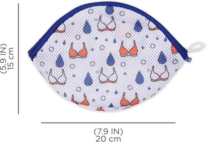 Tide Bra Wash Bag, Mesh Lingerie Laundry Bag for Wash Machine, Holds 1 Bra, Protection from Snagging, Ripping, or Tearing, 2 Pack