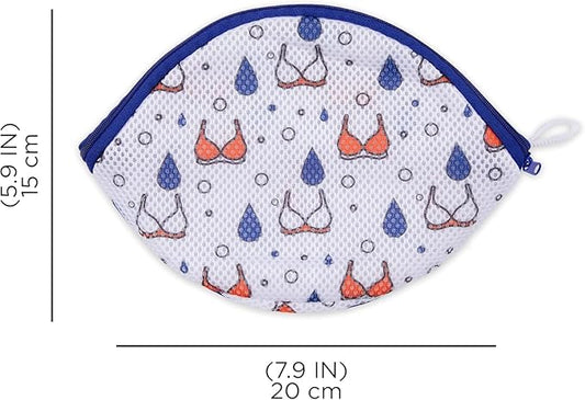 Tide Bra Wash Bag, Mesh Lingerie Laundry Bag for Wash Machine, Holds 1 Bra, Protection from Snagging, Ripping, or Tearing, 2 Pack