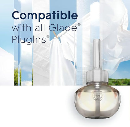 Plugins Scented Oil, Air Freshener Refill Clean Linen, 1.34 Oz 2-Count (Pack of 2)