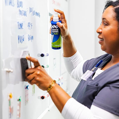 EXPO Dry Erase Whiteboard Cleaning Spray, 8oz - Calendar, Organization, Essential Supplies for Office, School, Classroom, Teachers