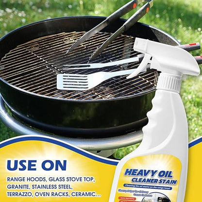 Heavy Duty Kitchen Degreaser Spray, Oven Degreaser Cleaner Heavy Duty, Powerful Multi-purpose kitchen Cleaner Spray for Ovens, Grills, and Stoves (1PCS)