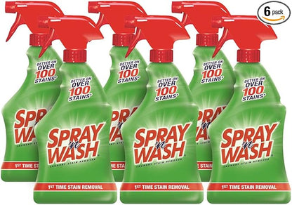 Spray N’ Wash Stain Remover Spray, Laundry Pre-Treat for Everyday Stains, 22oz (6-count)