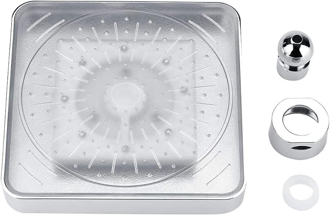 Shower Spray Head - 7 Color LED Light Shower Head Romantic Light Water Bath Home Bathroom Shower Head No Batteries No Wire Needed
