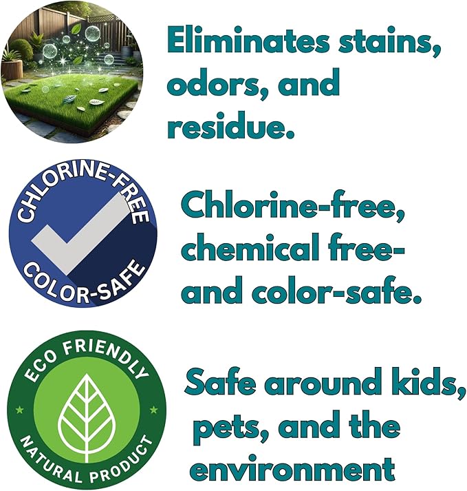 NOYATECH Pet Stain & Odor Remover – Fast-Acting Enzyme Cleaner for Dog & Cat Urine | Safe for Carpet, Couch, Turf, Tile & More | Non-Toxic, Kid & Pet Safe Spray