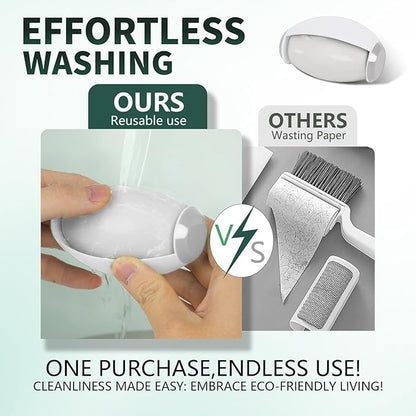 Reusable Lint Roller for Pet Hair Extra Sticky, Portable Home Travel Washable Lint Roller ，Gainsboro-WhiteSmoke，2.559in*3.94in